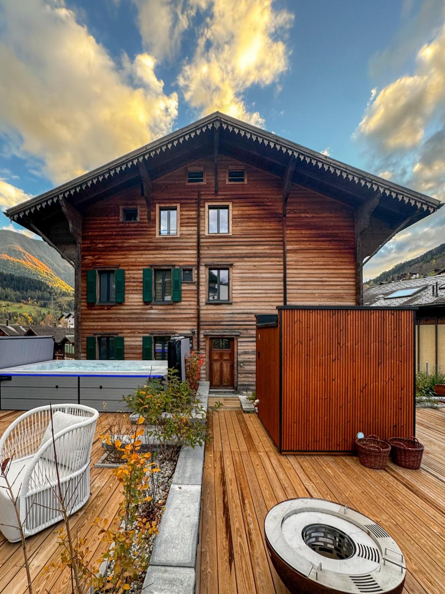 Zer Treichi Appartements Fiesch Eksteriør billede